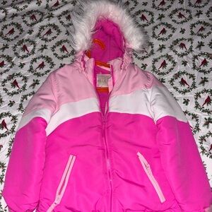 Canyon River Blues Pink and White Kids Jacket